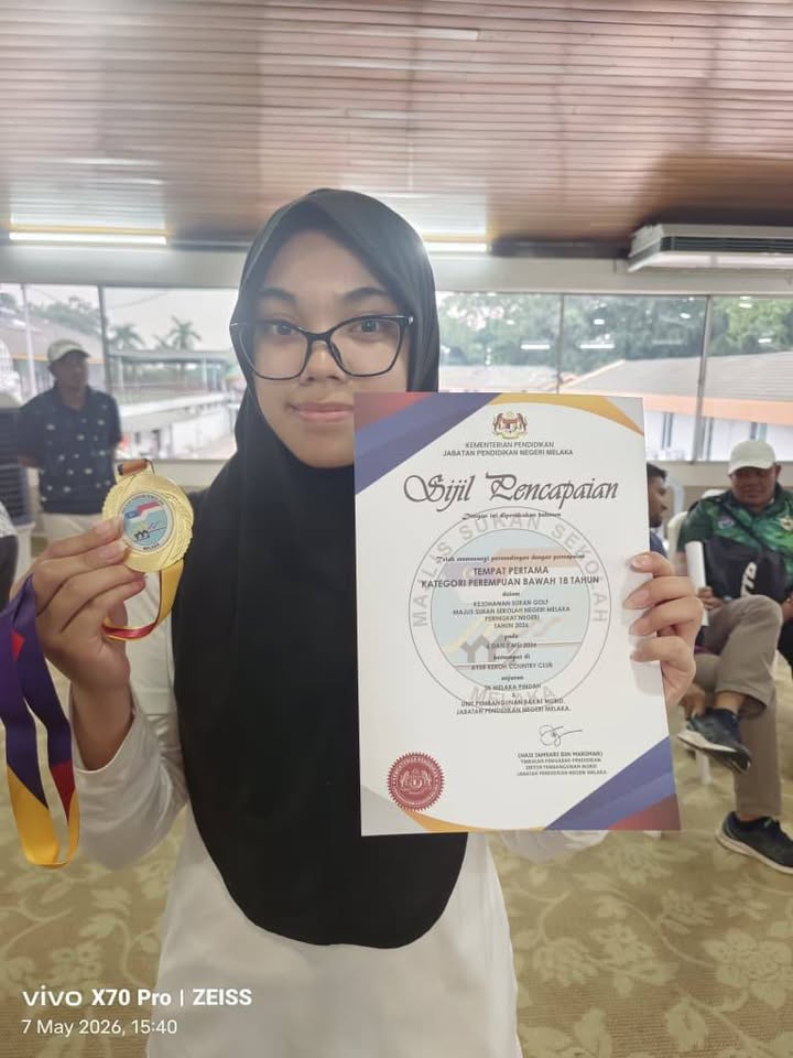 Tahniah Atlet Golf Akses Di Pertandingan Mssn Melaka. 