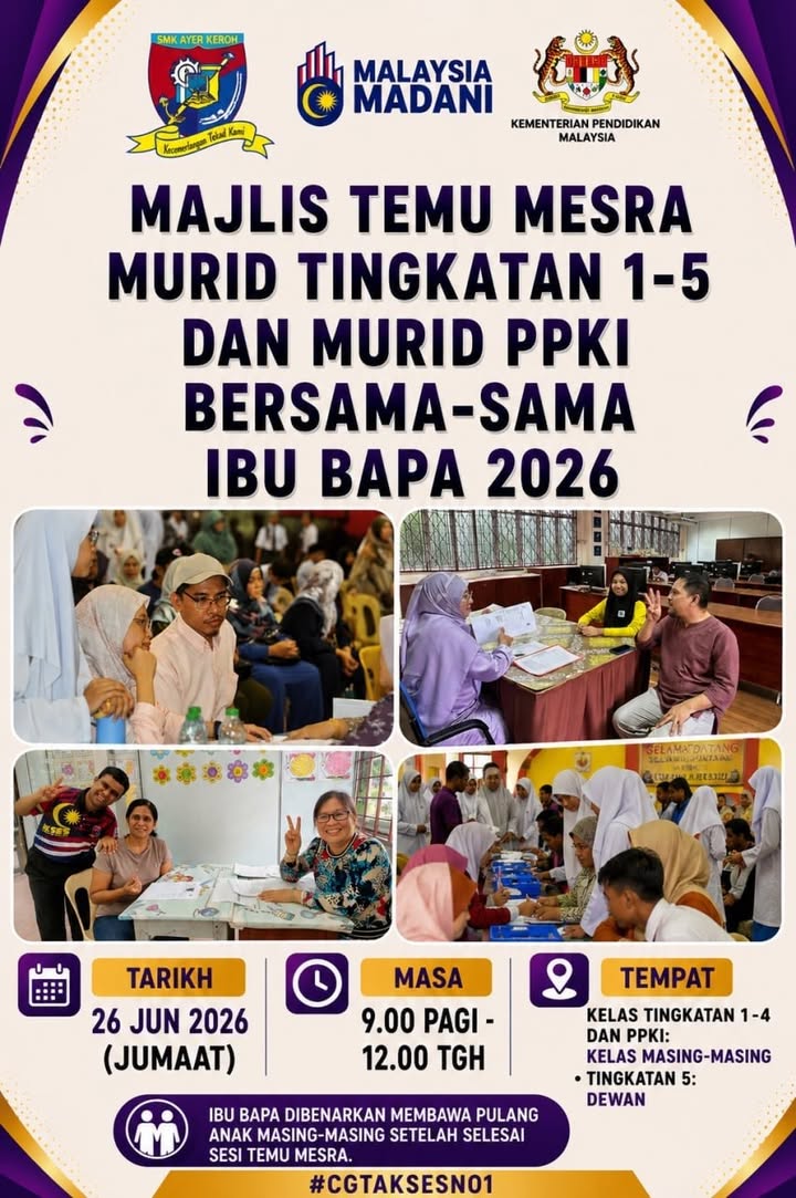 Majlis Temu Mesra Murid Tingkatan 1–5 Dan Murid 