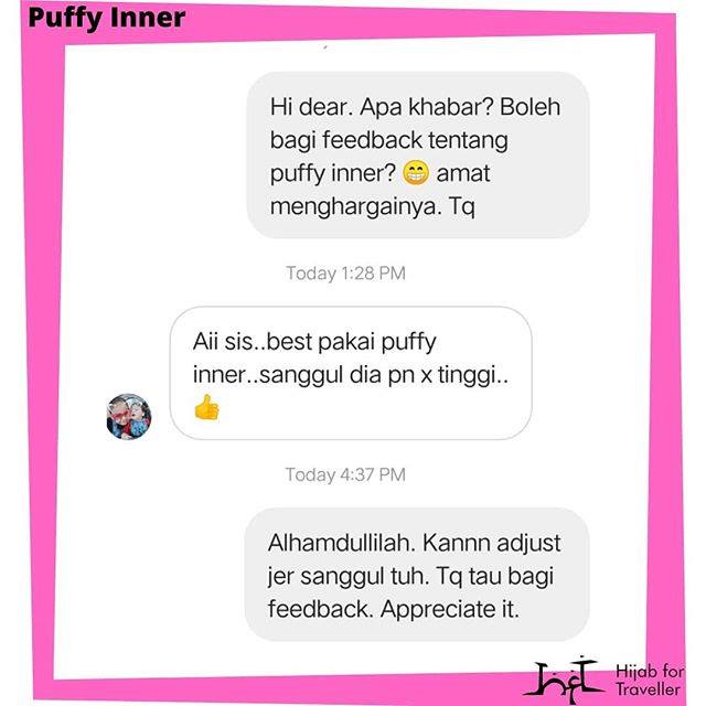 Memang Best Pakai Puffy Inner Nih. Sanggulnya Boleh Memang Best Pakai Puffy Inner Nih. Sanggulnya Boleh