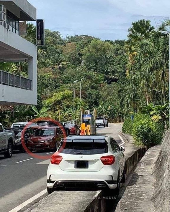Anda Dilarang Mencontohi Sikap Pemandu Kereta Merah Kerana 