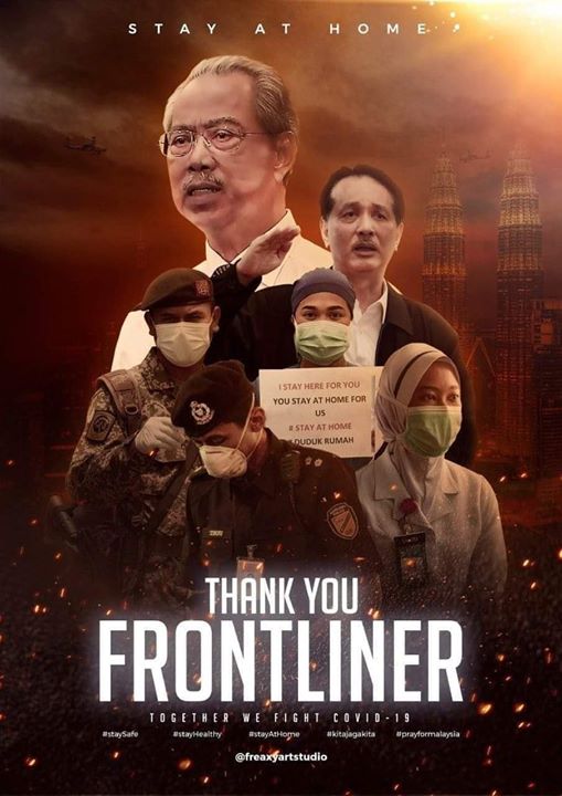 Terima Kasih Warga Frontliner Anda Semua Wira Negara 