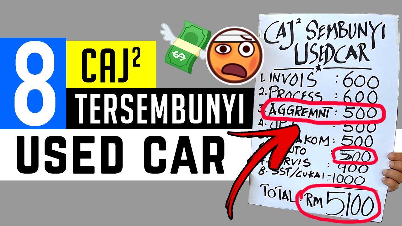 Caj-caj Tersembunyi Oleh Used Car. 