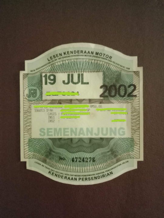 Cukai Jalan Dah Expired Dah Tu Tuan/puan. 