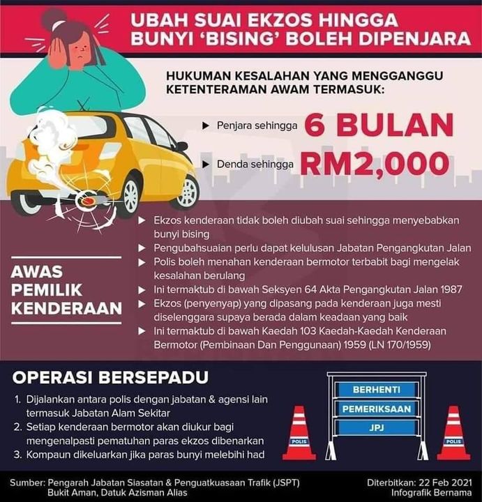 Hukuman Mesalahan Mengganggu Ketenteraman Awam. Penjara 6 Bulan, 