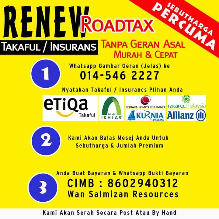 Cukai Jalan Dah Expired Dah Tu Tuan/puan. 