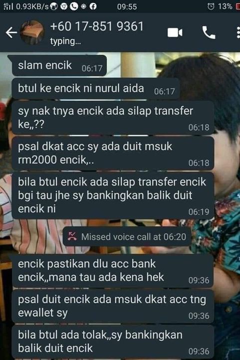 Orang Scam Macam2 Cara Sekarang. Baca Ni Guys, 