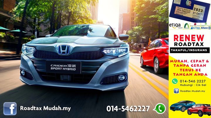 Baharui Cukai Jalan & Takaful Insurans Segera. 