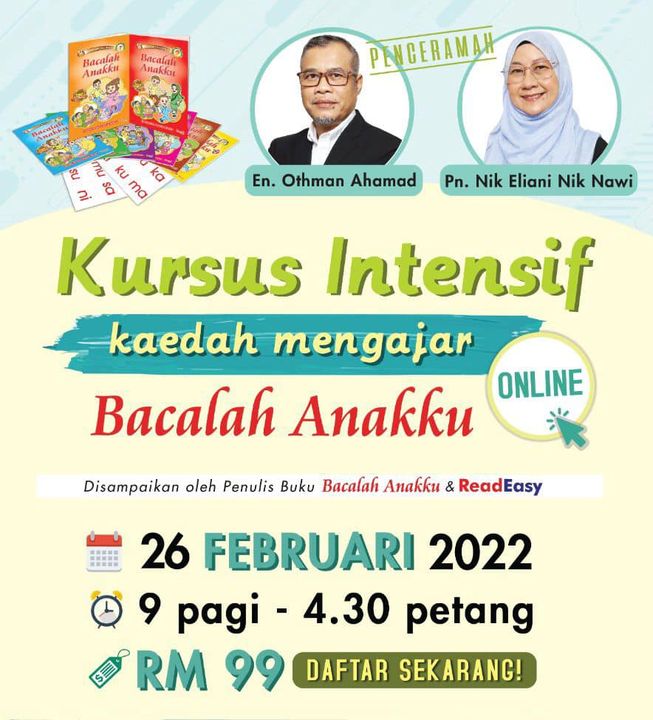 Kursus Terkini Bacalah Anakku Dan Readeasy Bulan Februari 