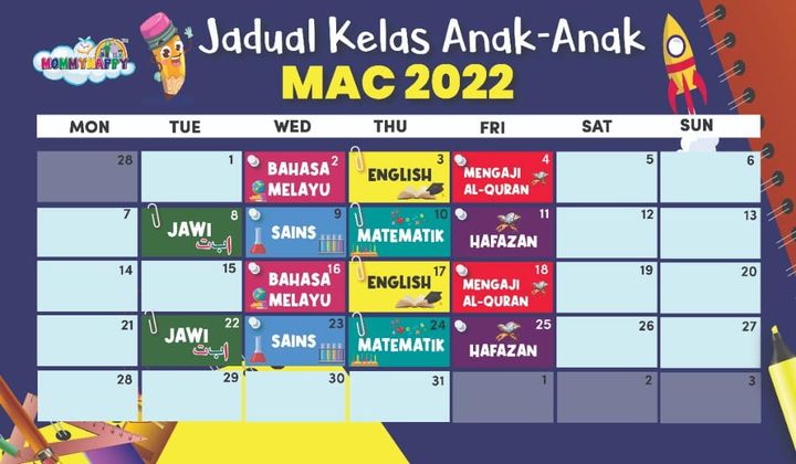 Jom Join Kelas Percuma Untuk Anak- Anak 4-7 