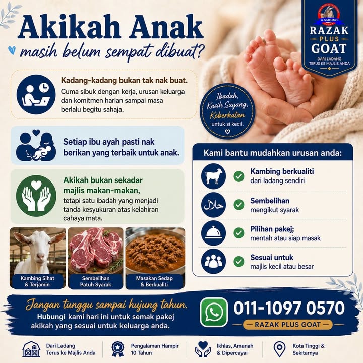 Akikah Bukan Sekadar Majlis Makan-makan, Tetapi Satu Ibadah 