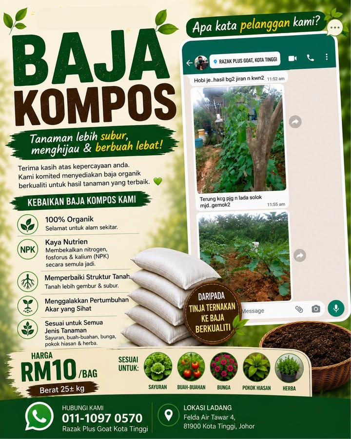 Mahukan Tanaman Anda Lebih Subur Menghijau Berbuah Lebat 