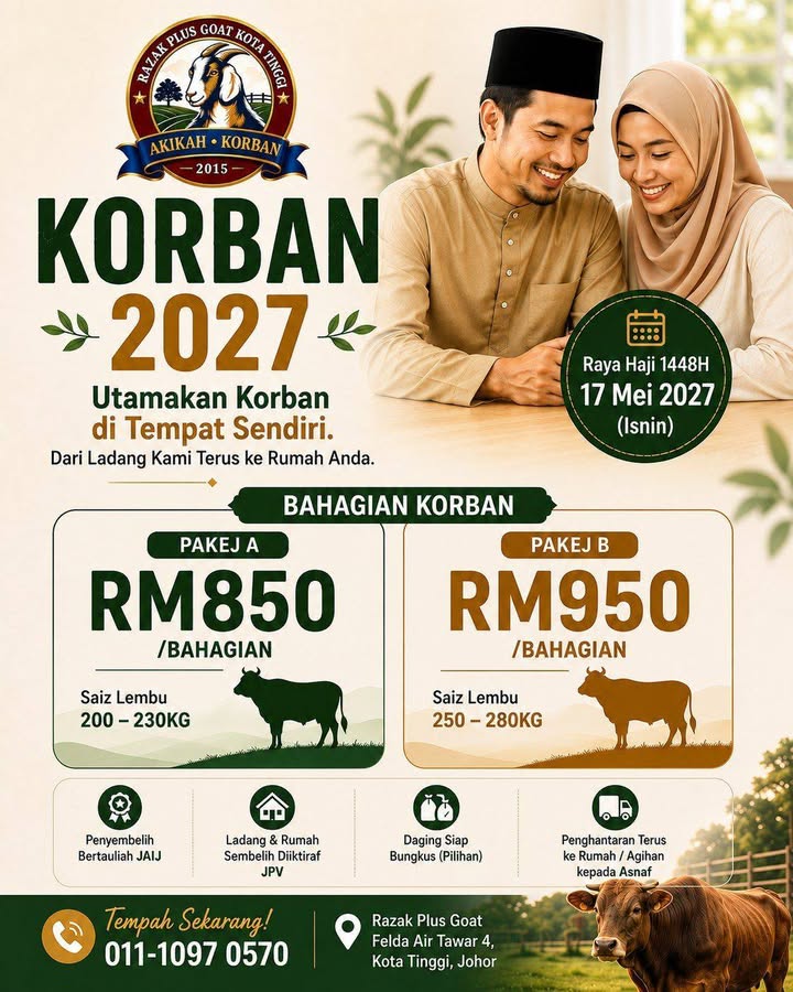 Sudah Berapa Kali Kita Sambut Aidiladha Bersama Pasangan? 
