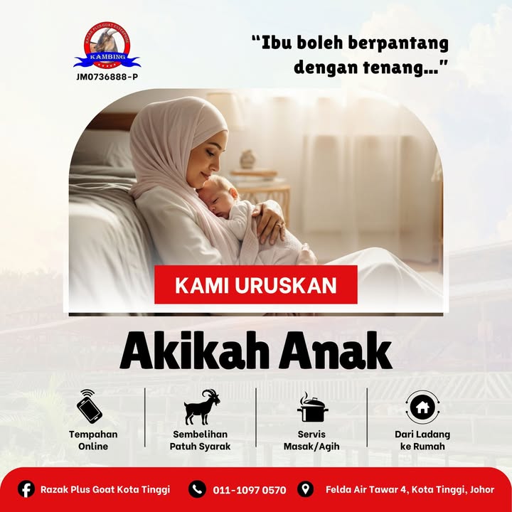 First Time Nak Buat Akikah? Kadang-kadang Bukan Soal 