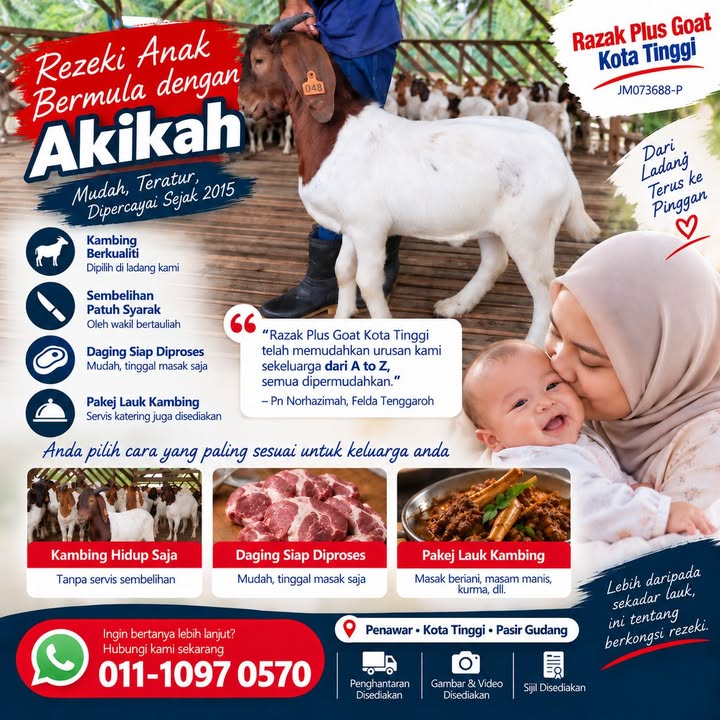 Setiap Keluarga Ada Cara Masing-masing Untuk Menguruskan Akikah 