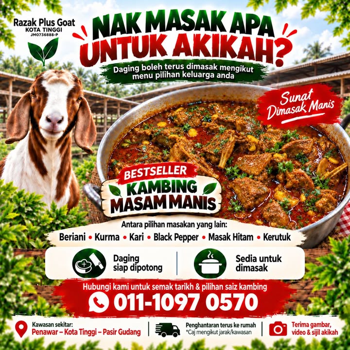 Nak Masak Apa Untuk Akikah Anak? 