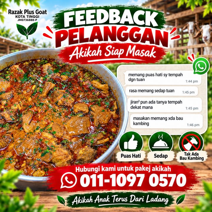 Alhamdulillah, Antara Feedback Pelanggan Yang Buat Kami Rasa 