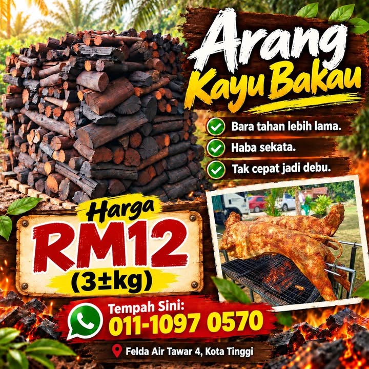 Arang Kayu Bakau 