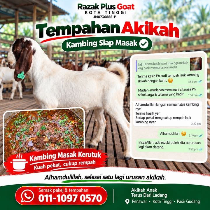 Alhamdulillah, Feedback Pelanggan Kami:  