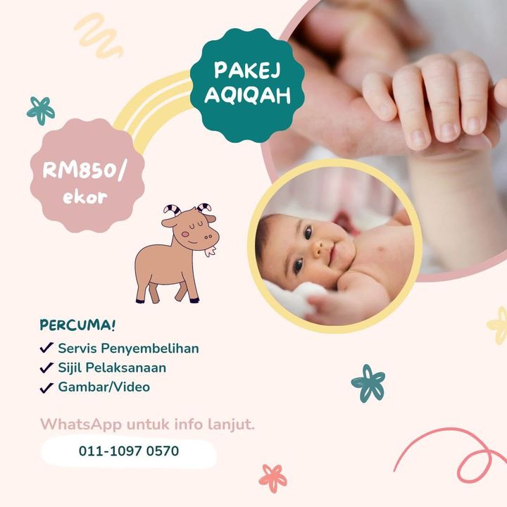 Lunaskan Akikah Anak: Kambing Serendah RM850/Ekor