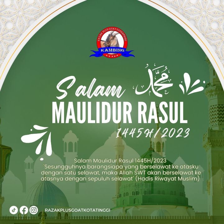 Salam Maulidur Rasul 1445H/2023M