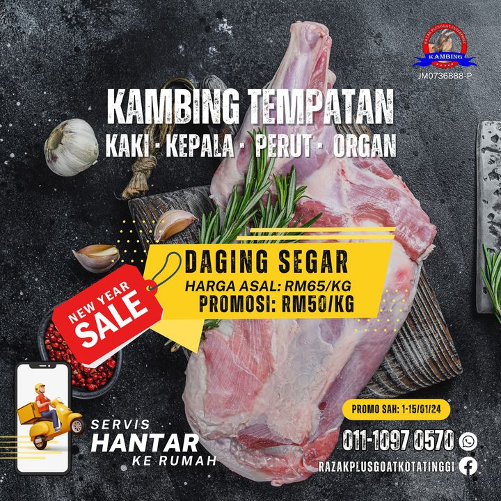 Kambing Segar Tempatan