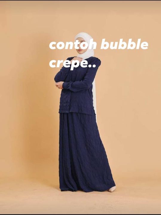 Cantik Sgt Kain Bubble Crepe Ni Kain Ni 