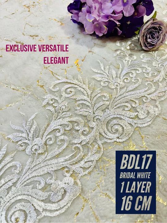 Border Lace Baru 1 Layer Kod Bld15 Hingga 