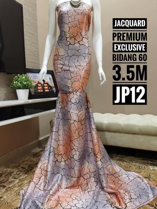 Jacquard Premium Delia Bidang 60 Sepasang 3 5meter 