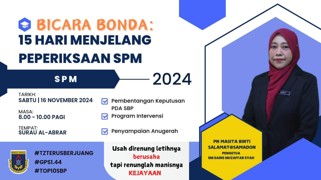 Bicara Bonda Menjelang Spm 