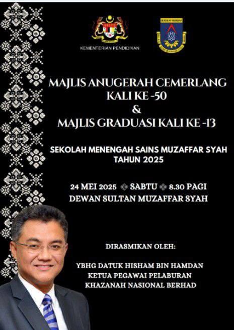 Majlis Anugerah Cemerlang Kali Ke-50 Dan Majlis Graduasi 