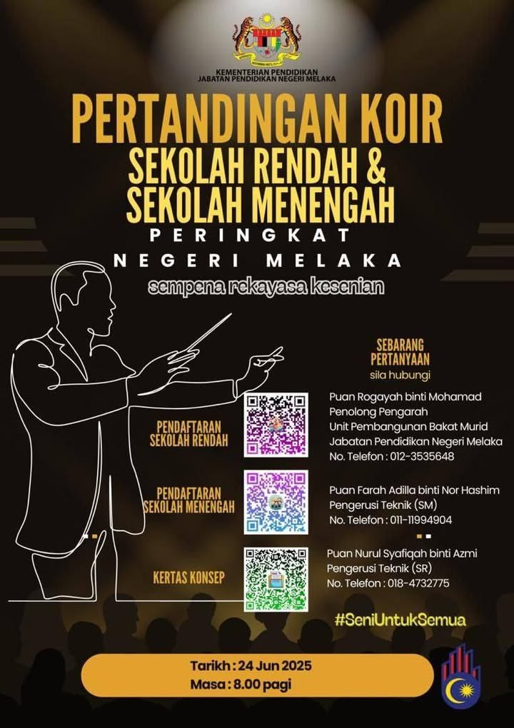 Pertandingan Koir Sekolah Rendah & Menengah Peringkat Negeri Pertandingan Koir Sekolah Rendah & Menengah Peringkat Negeri