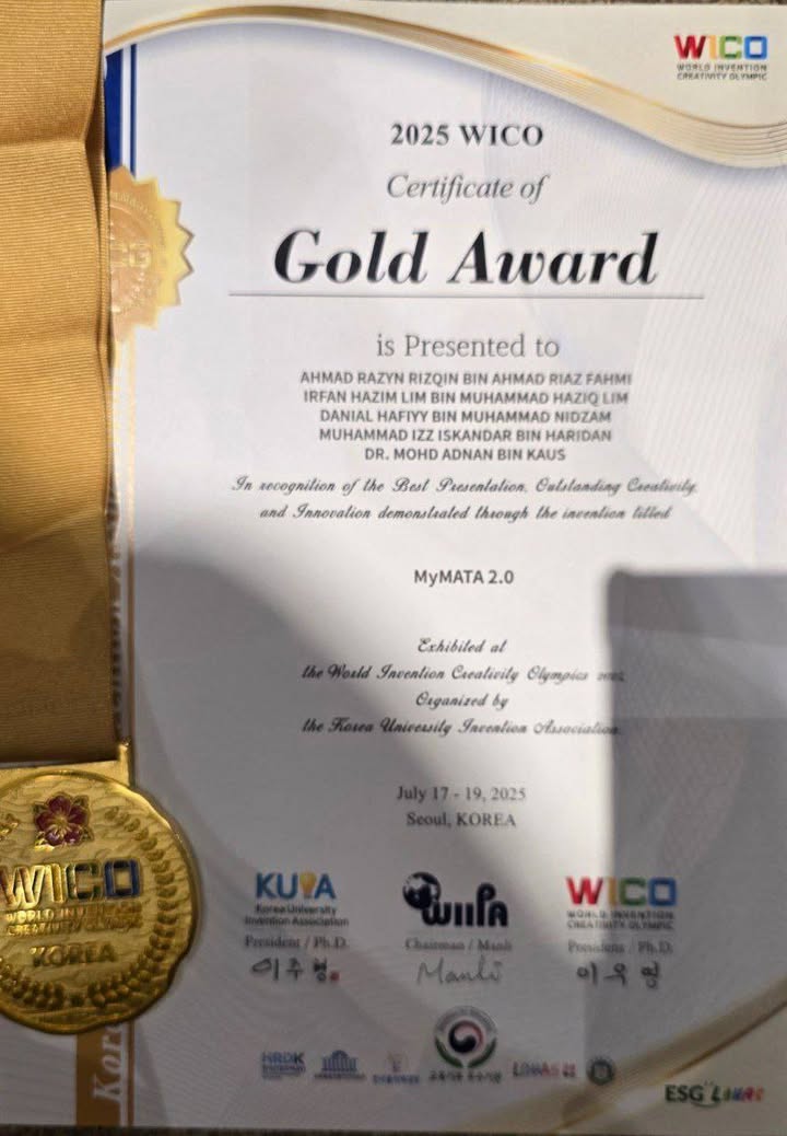 Mozac Telah Menghantar  Pasukan Ke World Invention 