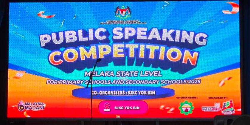 Public Speaking Competition Melaka State Level 