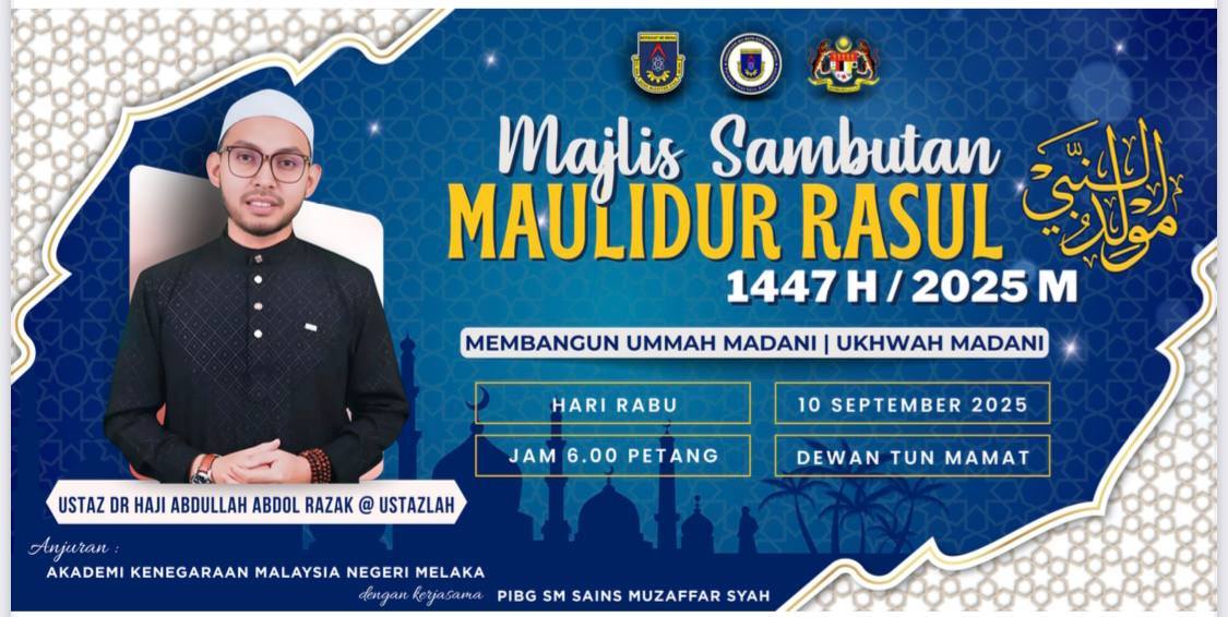 Majlis Sambutan Maulidur Rasul 1447 / 2025. 
