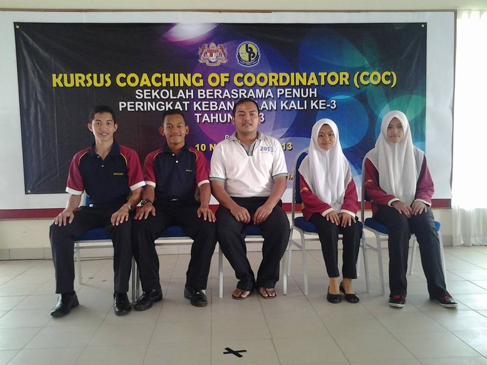 Kursus Coaching Of Coordinator Di Sekolah Menengah Sains 