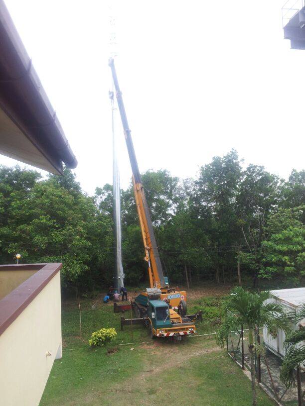 Pemasangan Menara Yes Di Mozac 