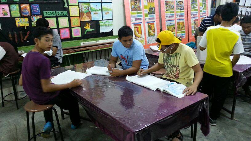 Persiapan Pelajar Ting .3 Untuk Menerima Lawatan Crecent 