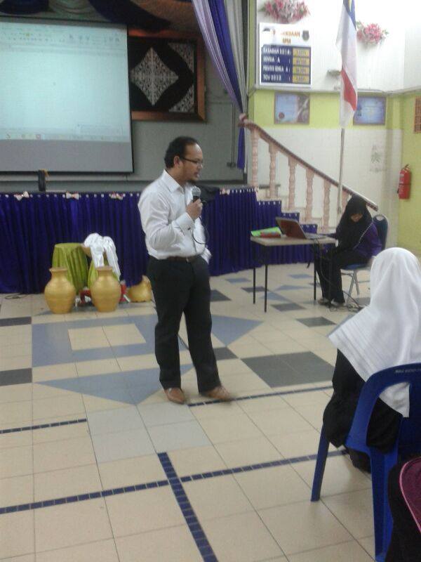 Perkongsian Ilmu Bersama Hilmi Ali- Ketua Pelajar Thn 