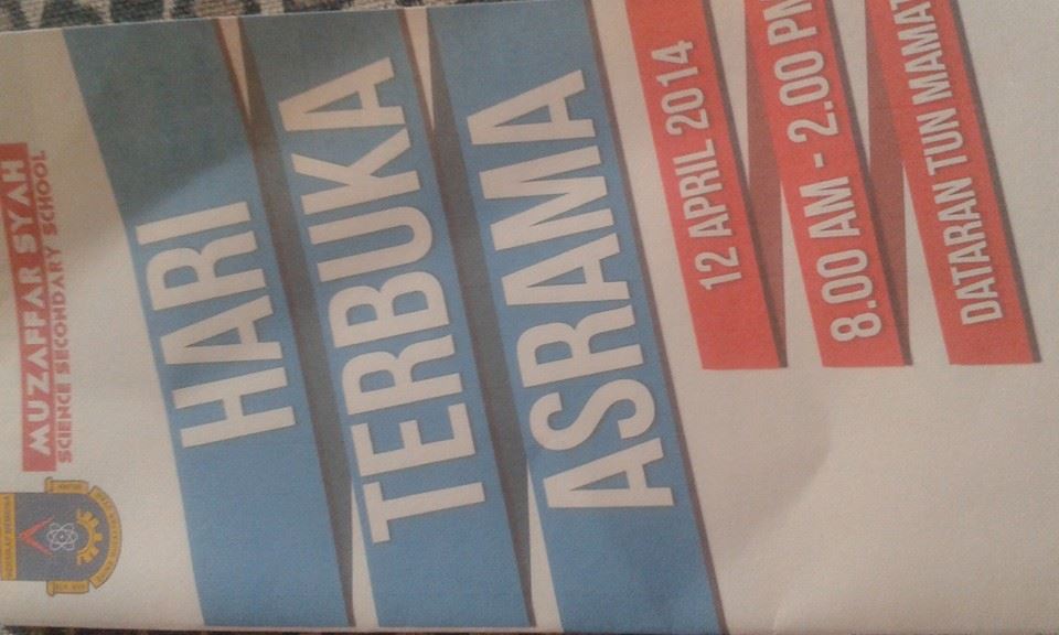 Pelancaran Hari Asrama Terbuka- 12 April 2014: Dataran 