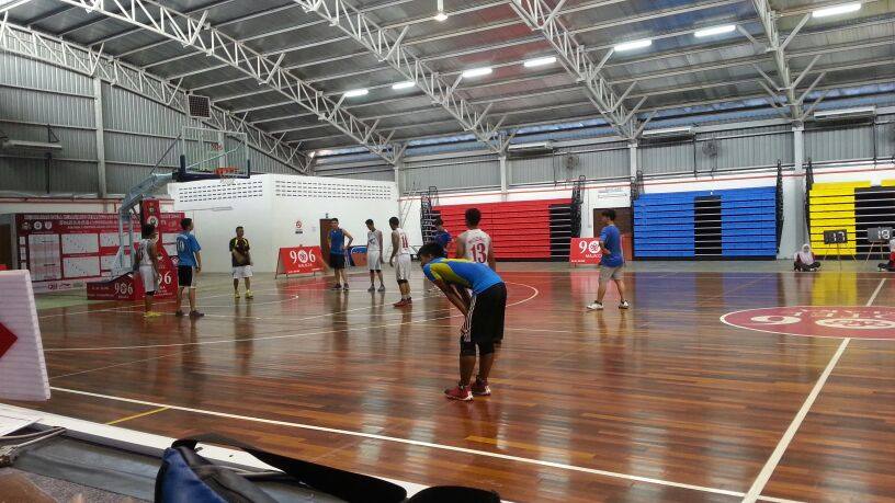 Satu Perlawanan Persahabatan Bola Keranjang Dgn Putra International 