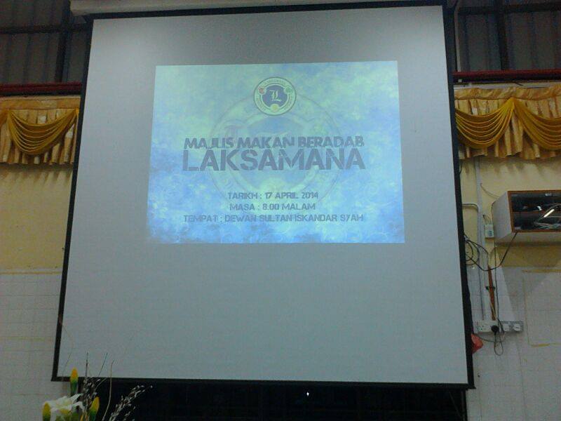 Majlis Makan Beradab Rumah Laksamana Pd 17 April 