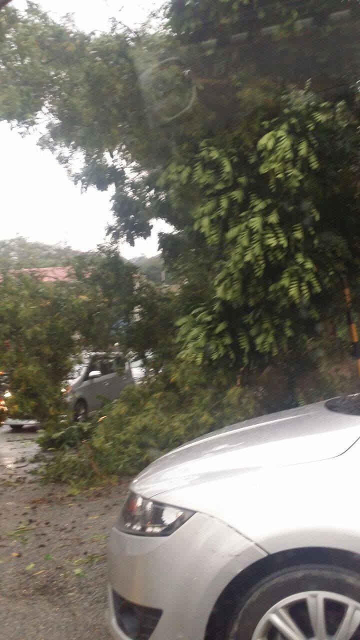 Kerosakan Akibat Ribut...kelas Kelas Yg Terbabit Telah Dipindahkan 