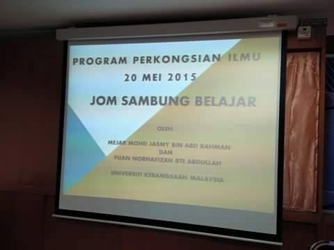 Ladap Jom Sambung Belajar Di Ukm Pada 20 