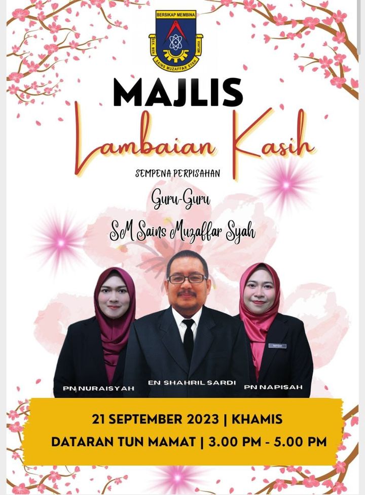 Majlis Lambaian Kasih Sempena Perpisahan 2 Orang Guru 