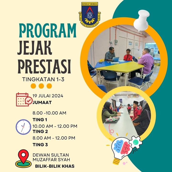 Jejak Prestasi Tingkatan 1 3 Tarikh 19 Julai 