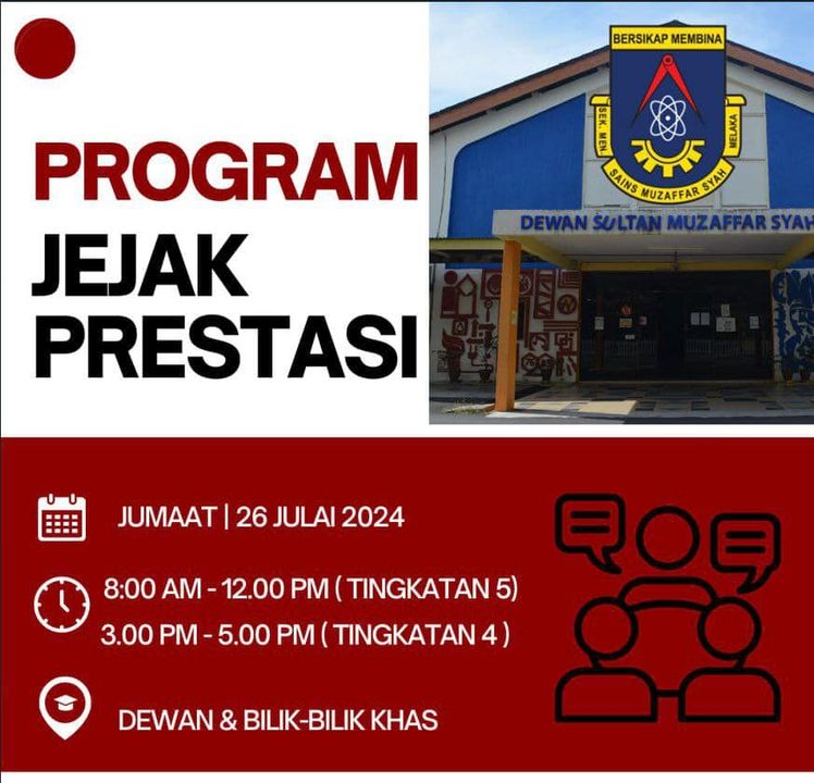 Jejak Prestasi Tingkatan Menengah Atas Tarikh 26 Julai 