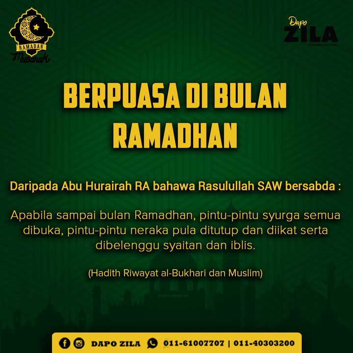 Berpuasa Di Bulan Ramadhan 