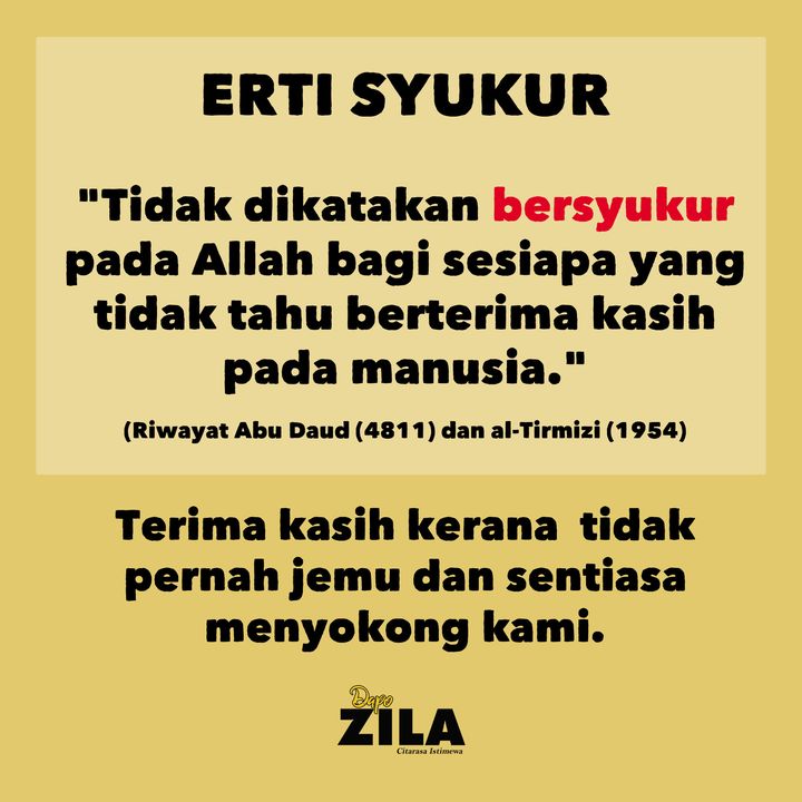 Alhamdulillah Syukur Dengan Sebenar-benar Syukur. Korang Dah Bersyukur 