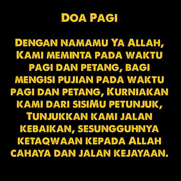 Amin.. Ya Allah, Perkenankanlah Doa Hamba-hamba Mu Yang 