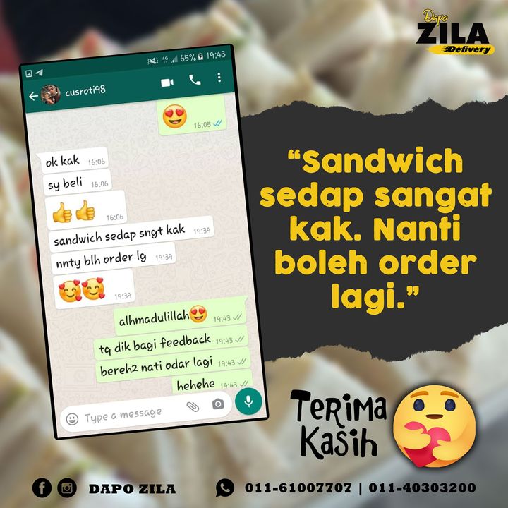 Tak Sempat Masak. 